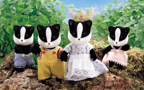 sylvanian families badger family